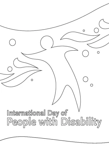 Colouring in sheet | International Day of People with Disability